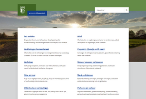 Screenshot 1 website Gemeente Hilvarenbeek